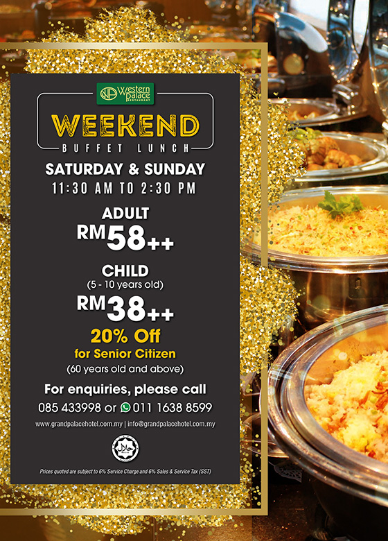 Weekend Buffet Lunch
