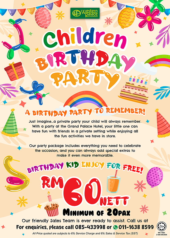 Western Palace Children Birthday Party
